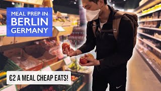 I tried to buy groceries in Berlin on the CHEAP  Saving money in Germany with €2 Meals [upl. by Nahn]