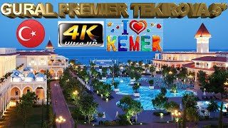 4K GURAL PREMIER TEKIROVA 2023 KEMER GOOD HOTEL RESORT ANTALYA TURKEY [upl. by Willtrude]