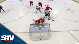 Aleksander Barkov Muscles His Way To The Net And Drops The Puck Off To Anton Lundell For The Goal [upl. by Weston87]