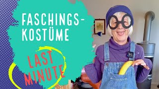 LastMinuteKostümideen 🤹‍♂️✨  DIY Faschingskostüme  Faschings Kostüme selber machen ⚡️ [upl. by Baerl]