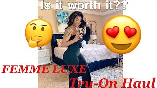 FEMME LUXE  TRY ON HAUL  BETTER THAN FASHION NOVA [upl. by Sorenson]