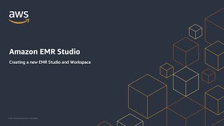 Amazon EMR Studio  Creating a new Studio Workspace [upl. by Sane878]