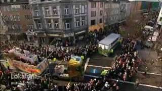 WDR Lokalzeit Aachen Sicherheit am Aachener Rosenmontagszug Verkehrskadetten Aachen [upl. by Berstine]