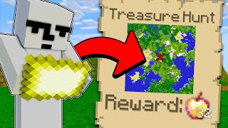 Minecraft Manhunt but it’s a Treasure Hunt… [upl. by Kaslik]