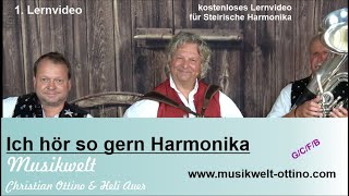 Ich hör so gern Harmonika  1 Lernvideo  Musikwelt  Christian Ottino amp Heli Auer c 2022 [upl. by Lenette202]