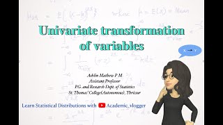 Transformations of random variables [upl. by Innus503]