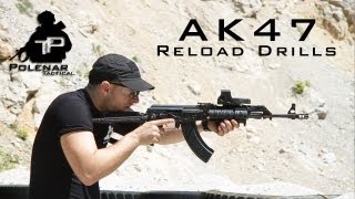 AK47 Tactical Reload Drills [upl. by Yedsnil]