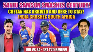 Sanju Samson Smashes Century  Chetan has arrived and here to stay  India Crushes South Africa [upl. by Lukey577]