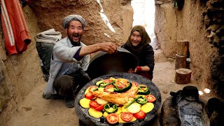 Cave lifestyle  Love story in a CAVE  Daily life of Afghan villagers [upl. by Atiekahs25]