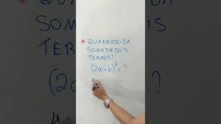 Produtos notáveis  2a  b ²  ❓ Quadrado da soma de dois termos  2a  b ² [upl. by Garibald466]