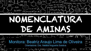 NOMENCLATURA DE AMINAS [upl. by Osmo]