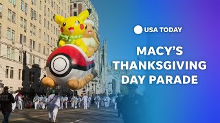 Watch Macys Thanksgiving Day parade kicks off in New York City [upl. by Siraval]