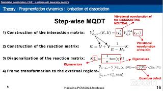 Dissociative recombination of NS in collision with lowenergy electrons – Riyad Hassaine [upl. by Yartnod]