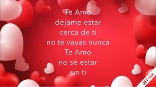 Te amo  Los Mier Letra [upl. by Ellicott711]