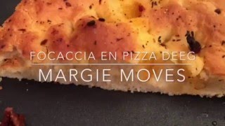 Focaccia en pizza deeg basis recept [upl. by Lazarus]