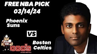 NBA Picks  Suns vs Celtics Prediction 3142024 Best Bets Odds amp Betting Tips  Docs Sports [upl. by Tlok]