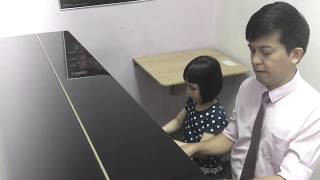 筷子 Chopsticks Piano Duet [upl. by Parthinia]