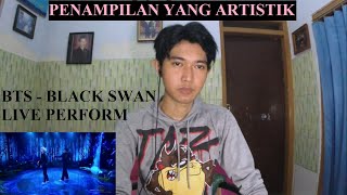 BTS  Black Swan LIVE PERFORM REACTION INDONESIA [upl. by Eleonore]