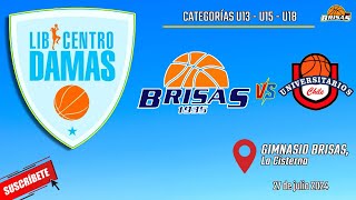 CD Brisas vs Universitarios  LIBCENTRO DAMAS  U18 [upl. by Aeiram]