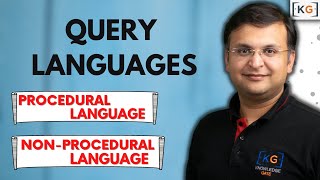 61 Query language Procedural Vs NonProcedural in DBMS [upl. by Sorrows959]