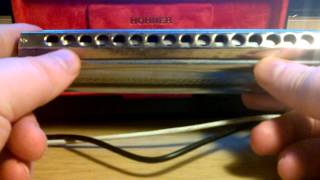 Hohner  The 64 Chromonica  Harmonica first look [upl. by Hanyaz]