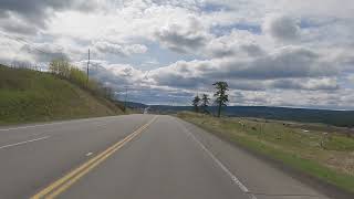 Highway 97 between Quesnel amp Williams Lake BC Canada  Smooth Driving in British Columbia [upl. by Yraeht433]