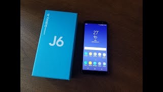 Samsung Galaxy J6 2018 Unboxing and First Look [upl. by Nojid]