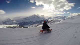 Grindelwald Schlittelbahn  Big Pintenfritz  Longest Sledding  Sledging Run in the World [upl. by Enyahc]