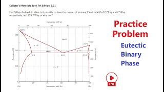 Practice Problems  Eutectic Binary Phase System [upl. by Ancell260]