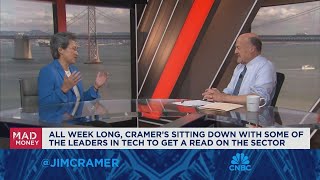 AMD CEO Lisa Su goes oneonone with Jim Cramer [upl. by Iem]