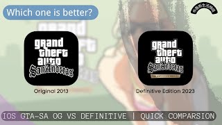 GTA San Andreas Definitive Edition 2023 iOSAndroidNetflix VS Original 2013  D1 Quick Comparison [upl. by Burny]