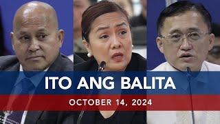 UNTV Ito Ang Balita  October 14 2024 [upl. by Caitrin640]