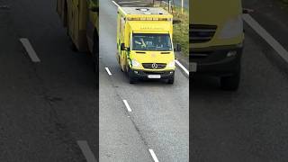 Uk benz Ambulance in highway  🚒🔥 shortsvideo  automobile  accidenttruck [upl. by Warfield872]