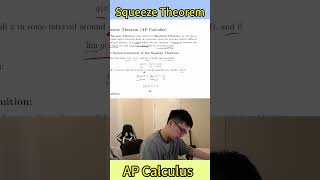 AP Calculus Unit 25 AP Exam squeeze theorem Calculus Chapter 2 2 AP Calculus US High School [upl. by Akahc]