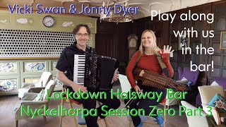 The Lockdown Halsway Bar Nyckelharpa Session Zero part 3 [upl. by Nanahs]