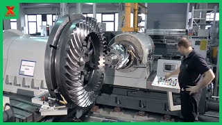 The Worlds Largest Bevel Gear CNC Machine Modern Gear Production Line Steel Wheel Manufacturing [upl. by Hubert]