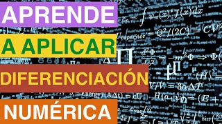 📚 APRENDE A APLICAR PASO A PASO LA DIFERENCIACIÓN NUMÉRICA HACIA ADELANTE ATRÁS Y CENTRADA ✅ [upl. by Refiffej]