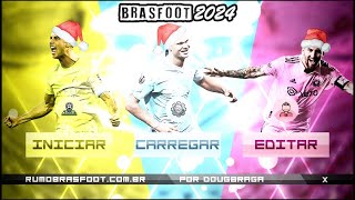 BRASFOOT 2024 Superpatch com 2900 times e 70 ligas dos principais campeonatos do mundo [upl. by Werdnael]