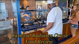 Carnival Radiance Food Review cruise cruisefood foodreview carnivalradiance travel food [upl. by Aroved]