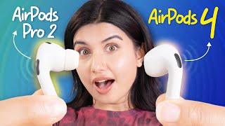 AirPods 4 vs AirPods Pro 2 Watch Before Buying [upl. by Leuqar]