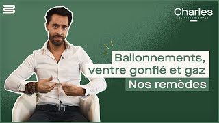 Ballonnements ventre gonflé et gaz  nos remèdes [upl. by Notsur]