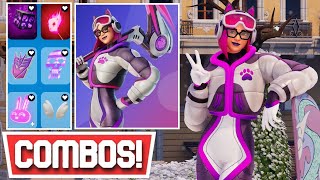 NEW BEST TRAILBLAZER LYNX SKIN COMBOS INTERSTELLAR AERIAL LEVEL UP QUEST PACK  Fortnite [upl. by Giovanna858]