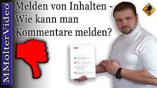 YouTube Kommentar melden  Wie geht das [upl. by Gujral]