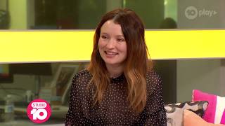 Emily Browning From Melbourne To Hollywood  Studio 10 [upl. by Kurtzig]