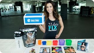 21 Day Fix EXTREME and Shakeology Challenge Pack Official Unboxing [upl. by Erdeid]