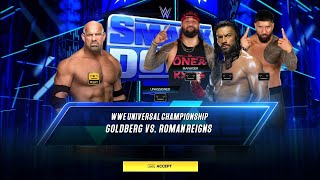 Wwe Universal Championship Goldberg VS Roman Reigns Match [upl. by Mayhew]