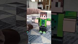 Ganhei um BONECO CADRES minecraft [upl. by Grubman166]