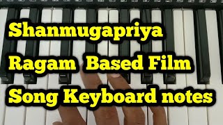 Shanmugapriya Ragam  Oru Vittu Oru Vanthu  song  keyboard Notes [upl. by Asiel]