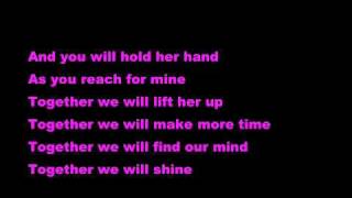 Together We Will Shine by Sophia Melon Lyrics [upl. by Yelha592]