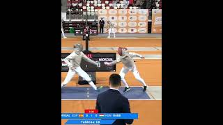 Smart Parry Riposte Setup sabrefencing sports fencing [upl. by Bellaude]